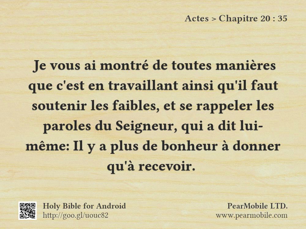 Actes, Chapitre 20:35
